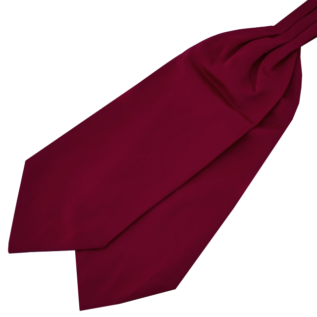 Burgundy Red Ascot Cravat
