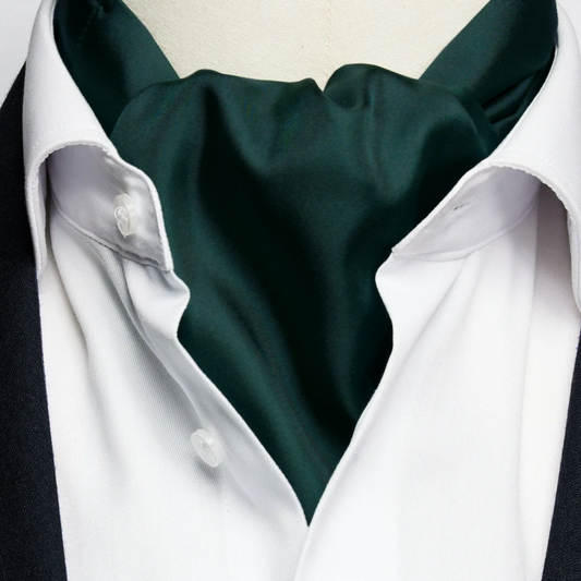 Forest Green Ascot Cravat