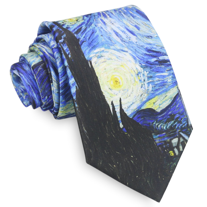 Van Gogh The Starry Night Men's Tie