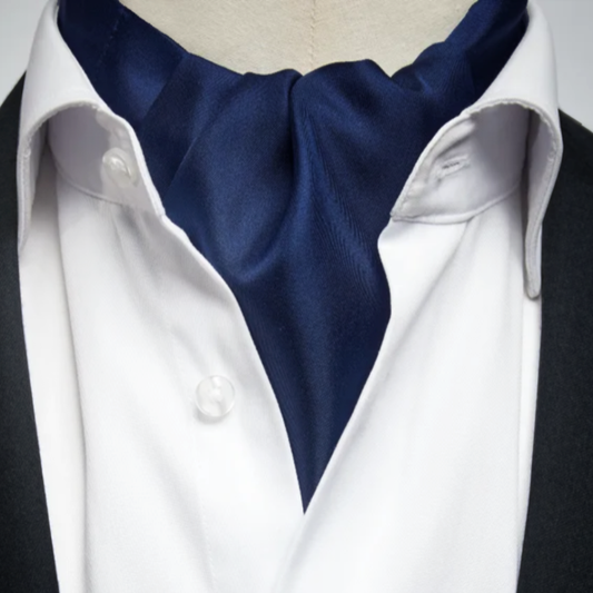 Midnight Blue Ascot Cravat