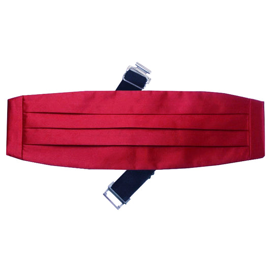 Scarlet Red Cummerbund