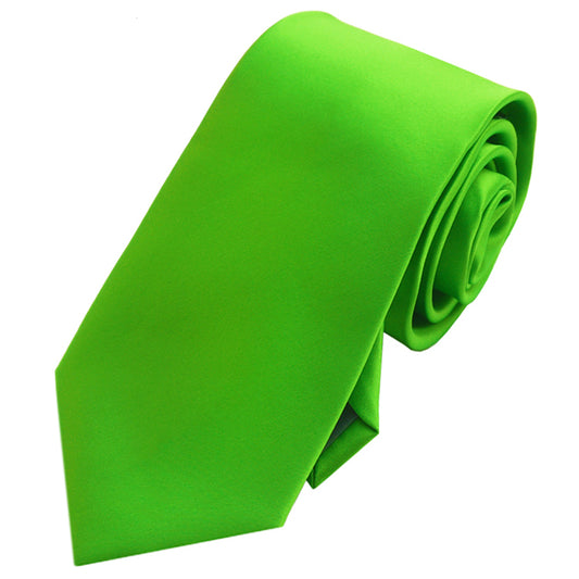 Mens Apple Kelly Green Tie