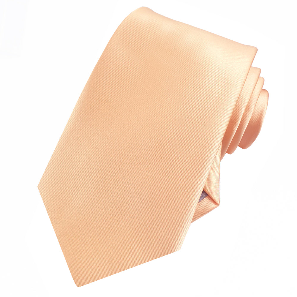 Mens Apricot Peach Coral Tie