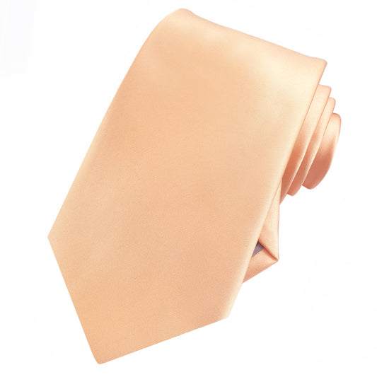 Mens Apricot Peach Coral Tie