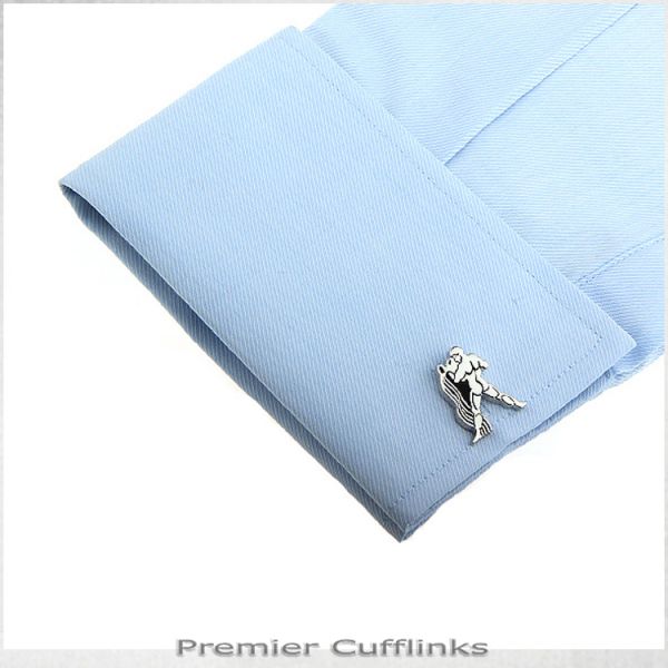 AQUARIUS STAR SIGN CUFFLINKS