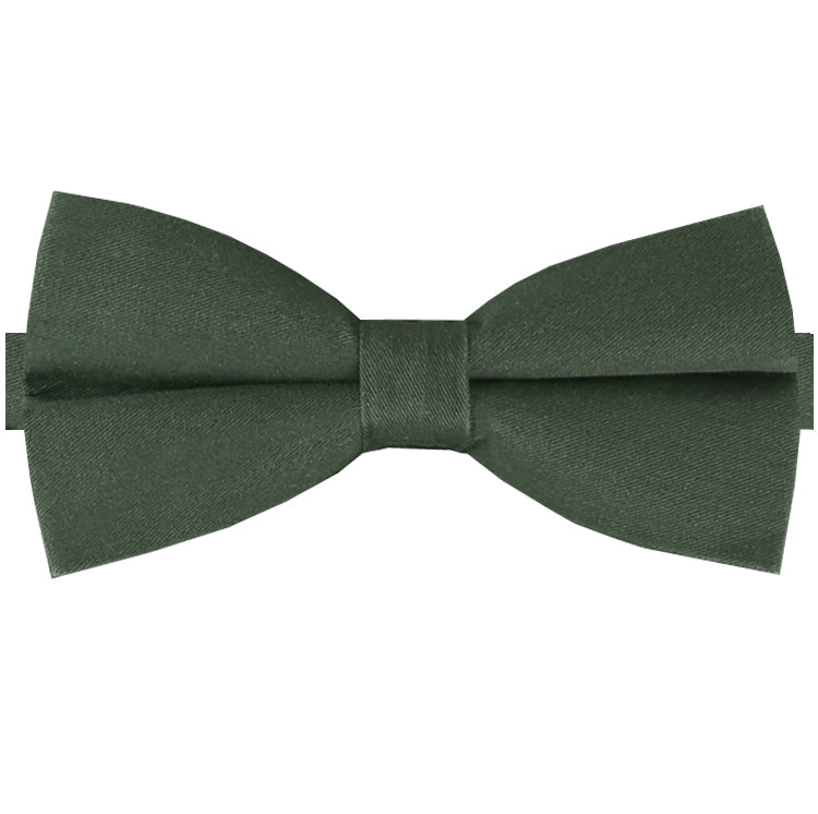Army Green Cotton Men's Bow Tie