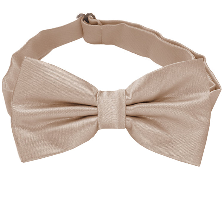 Beige Tan Mocha Bow Tie