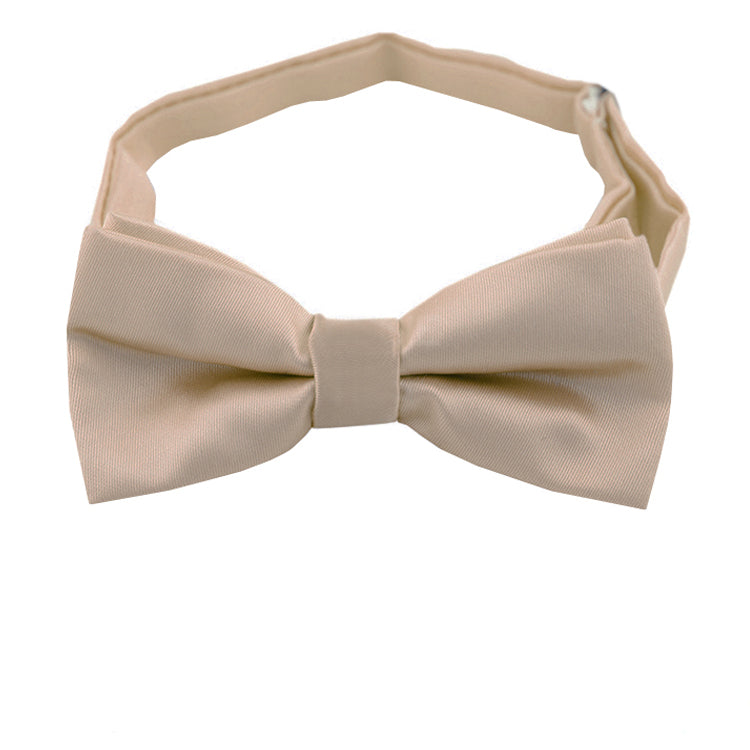 Beige Tan Boys Bow Tie