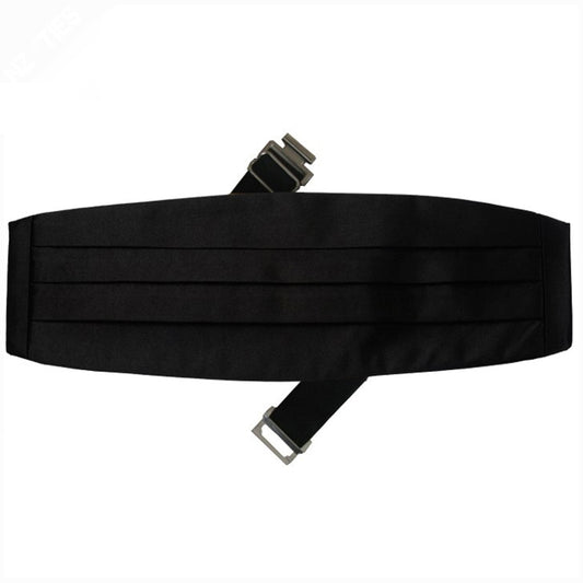 Mens Black Cummerbund