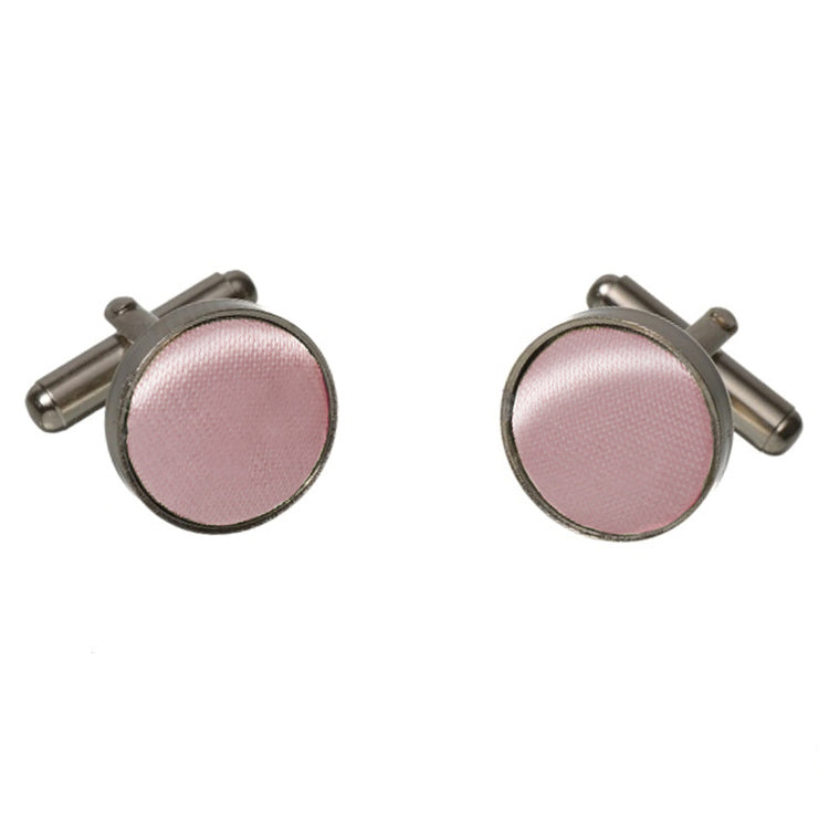 Mens Blush Dusky Pink Cufflinks