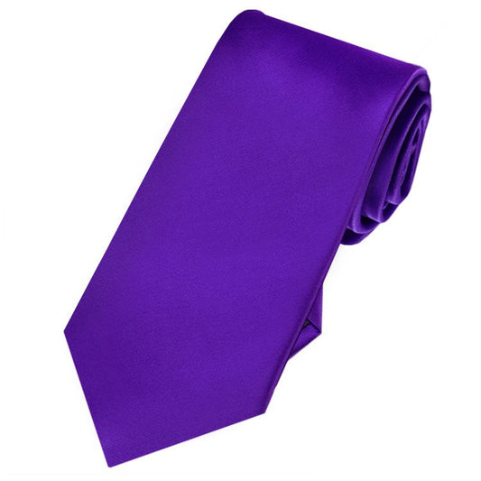 Cadbury Purple Slim Men's Tie NZ