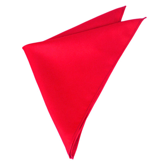 Cherry Red Pocket Square