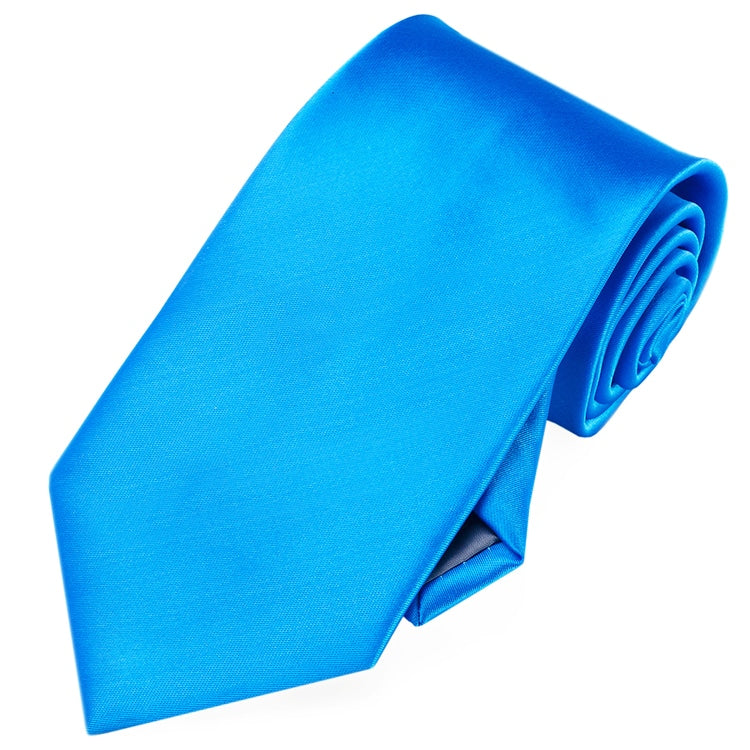 Cobalt Blue Tie and Pocket Square Set