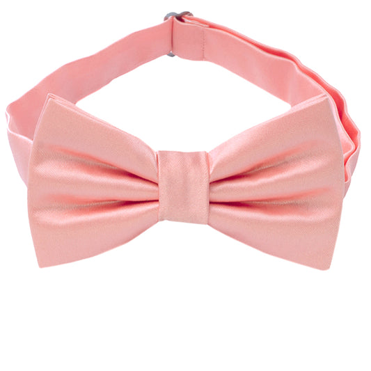 Coral Salmon Flamingo Bow Tie
