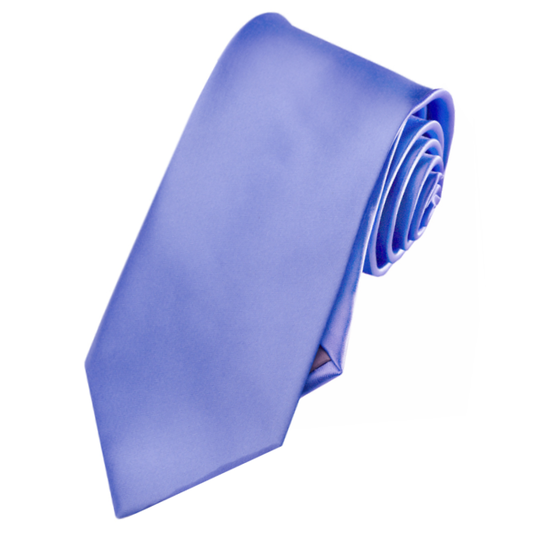Cornflower Alpine Blue Slim Tie