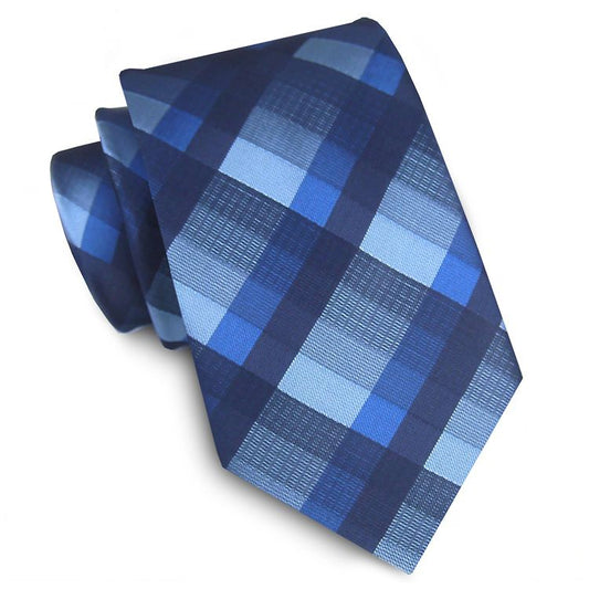 Dark Blue, Mid Blue & Light Blue Diamonds Tie