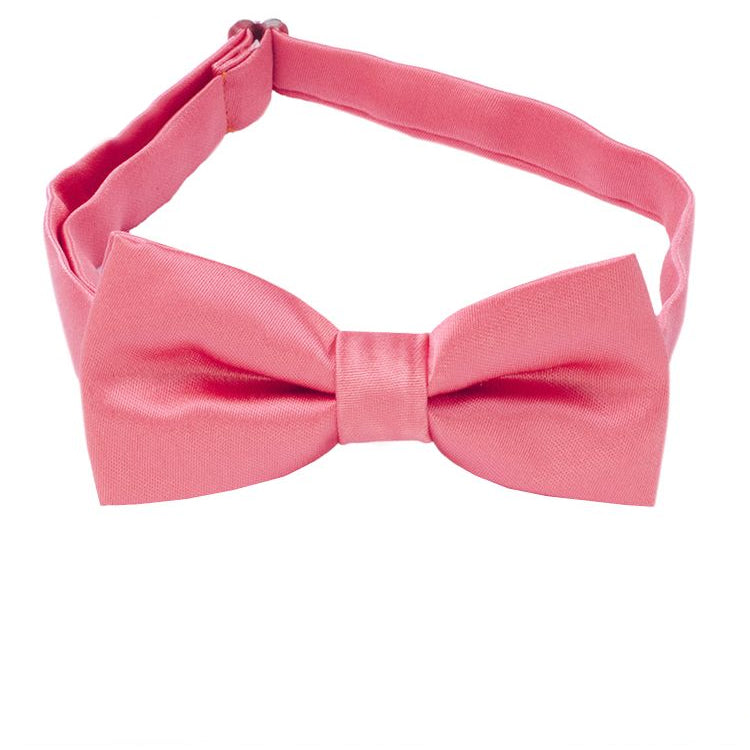 Dark Coral Melon Boys Bow Tie