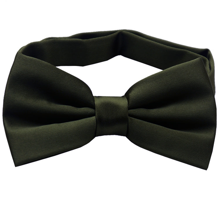Dark Olive Bow Tie