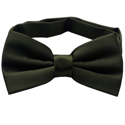 Dark Olive Bow Tie