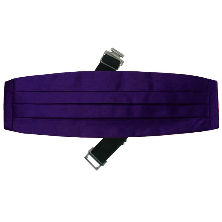 Mens Dark Purple Cummerbund