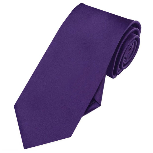 Dark Purple Slim Tie