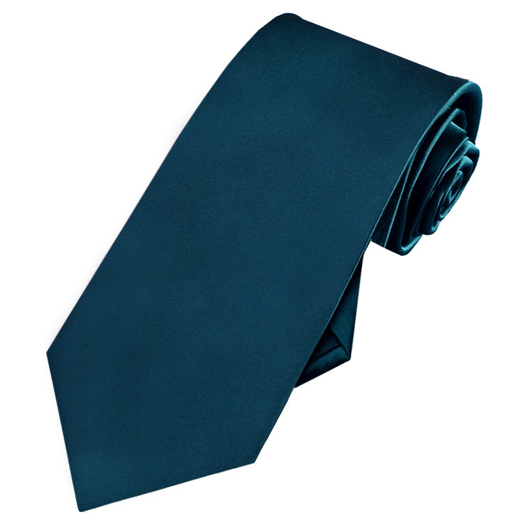 Classic Teal Slim Tie