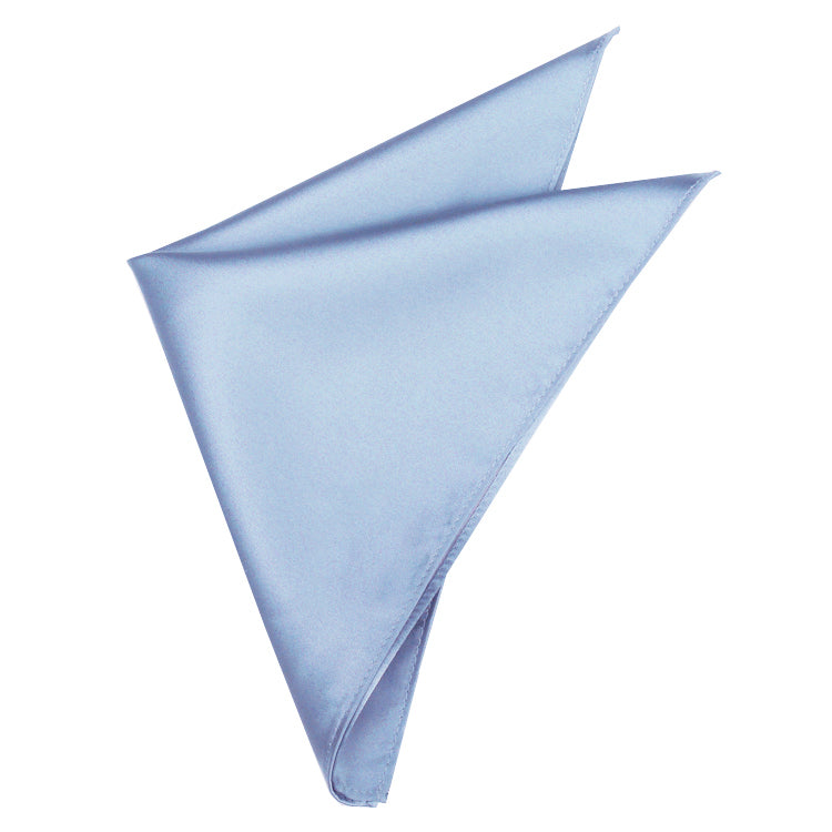 Mens Dusky Sky Blue Pocket Square