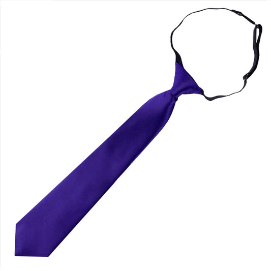 Electric Blue Junior Boys Elasticated Tie