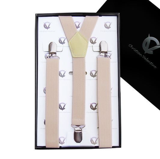 Fawn Light Brown Mens Braces
