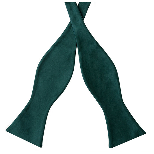 Forest Green Tiffany Self Tie Bow Tie