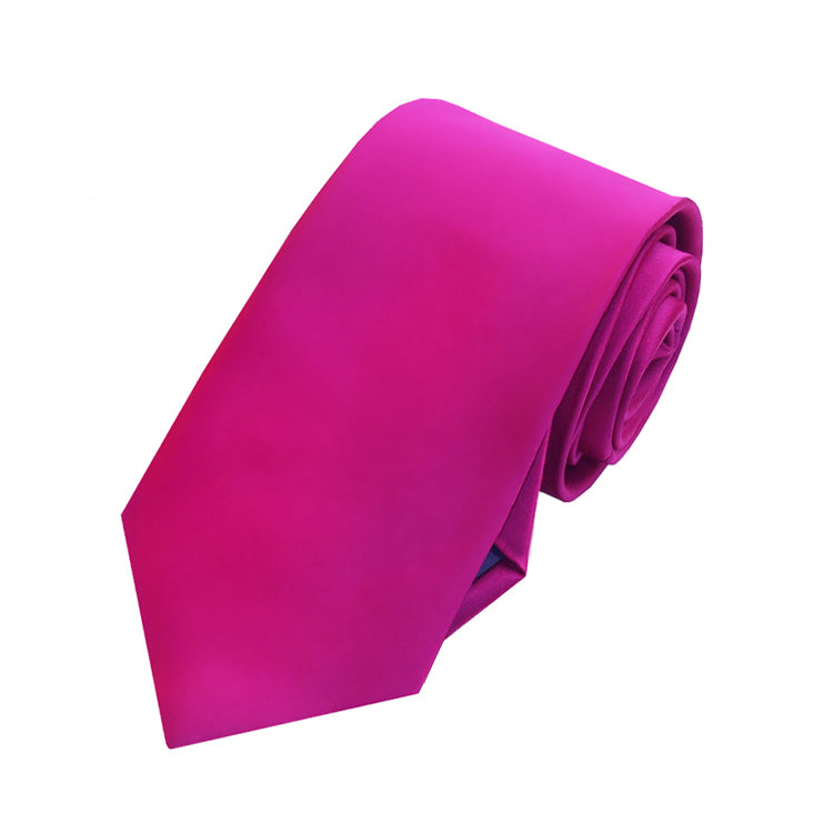 fuschia magenta boy's tie