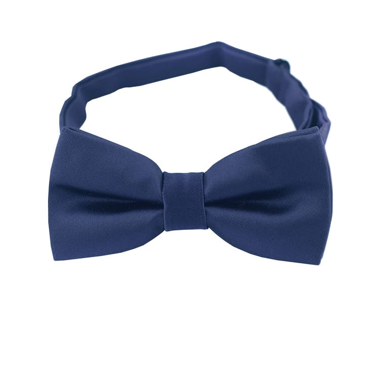 Gun Metal Blue Boys Bow Tie