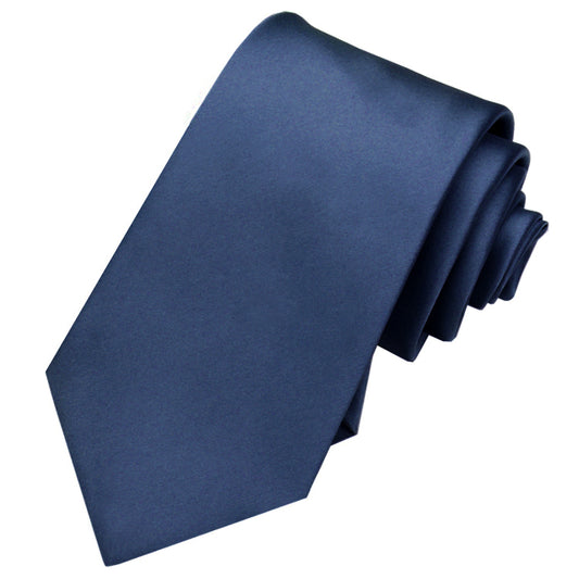 Men's Gunmetal Blue Tie
