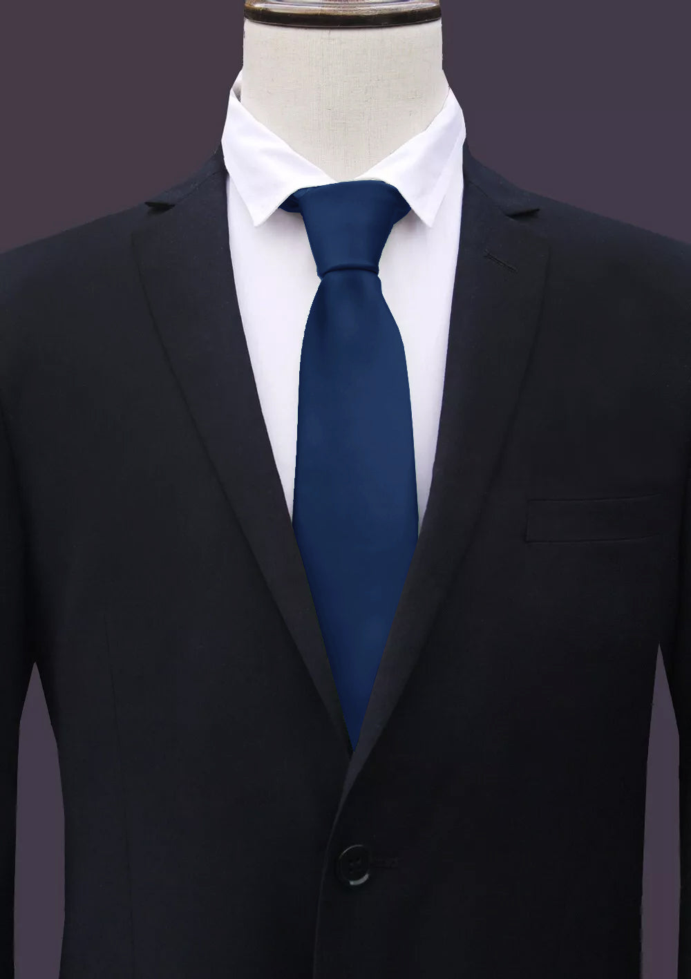 Men's Gunmetal Blue Tie