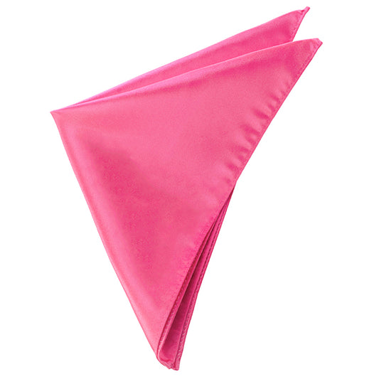 Mens Hot Pink Pocket Square