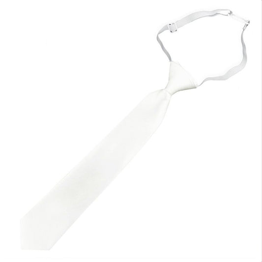 Ivory Junior Boys Elasticated Necktie