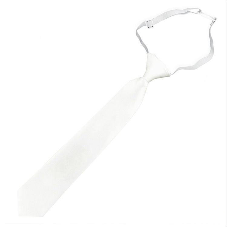 Ivory Junior Boys Elasticated Necktie