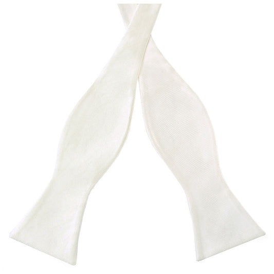 Ivory Champagne Self Tie Bow Tie
