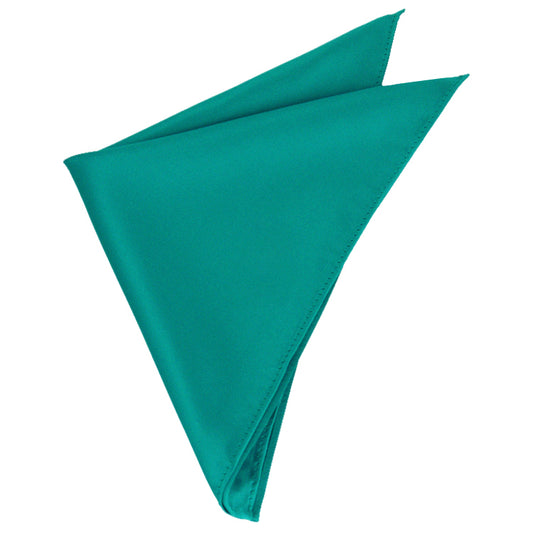 Mens Jade Green Pocket Square Handkerchief