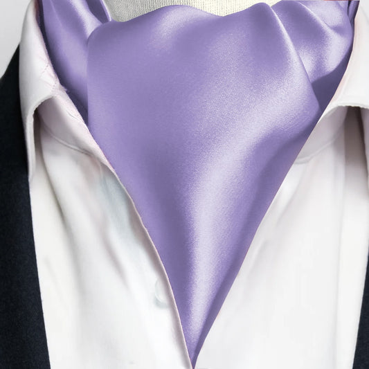 Lavender Purple Ascot Cravat