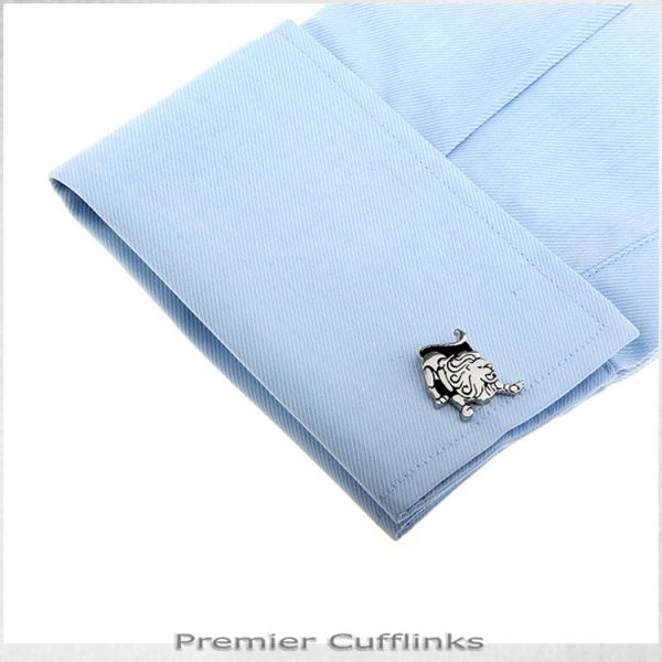 LEO STAR SIGN CUFFLINKS
