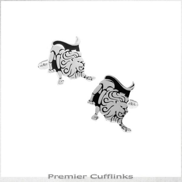 LEO STAR SIGN CUFFLINKS