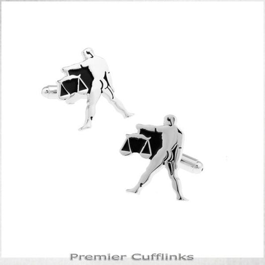 LIBRA STAR SIGN CUFFLINKS