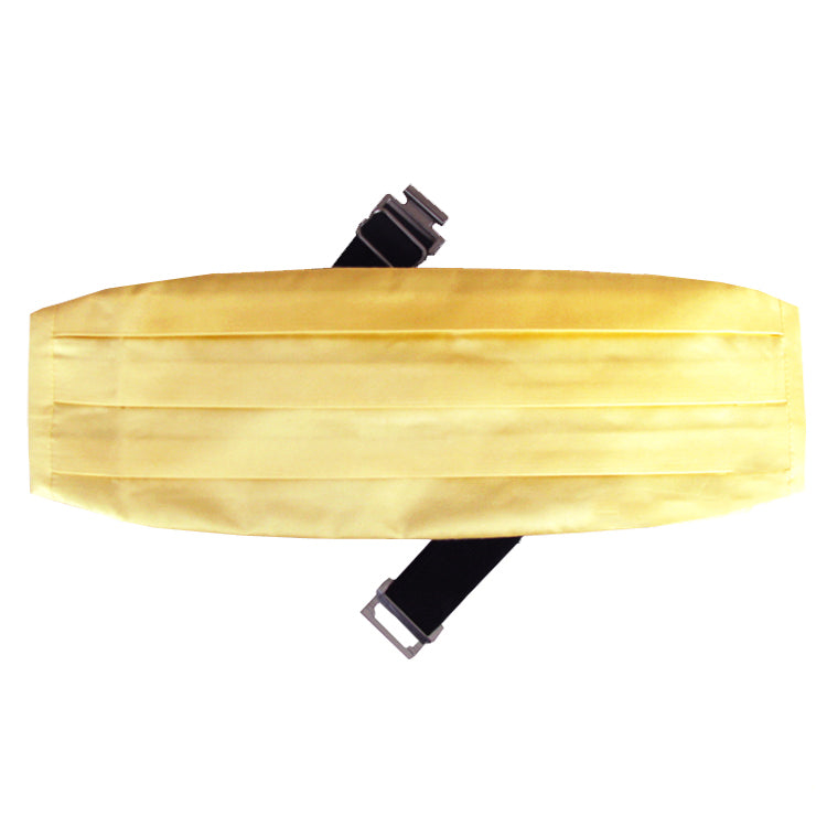 Light Gold Yellow Cummerbund