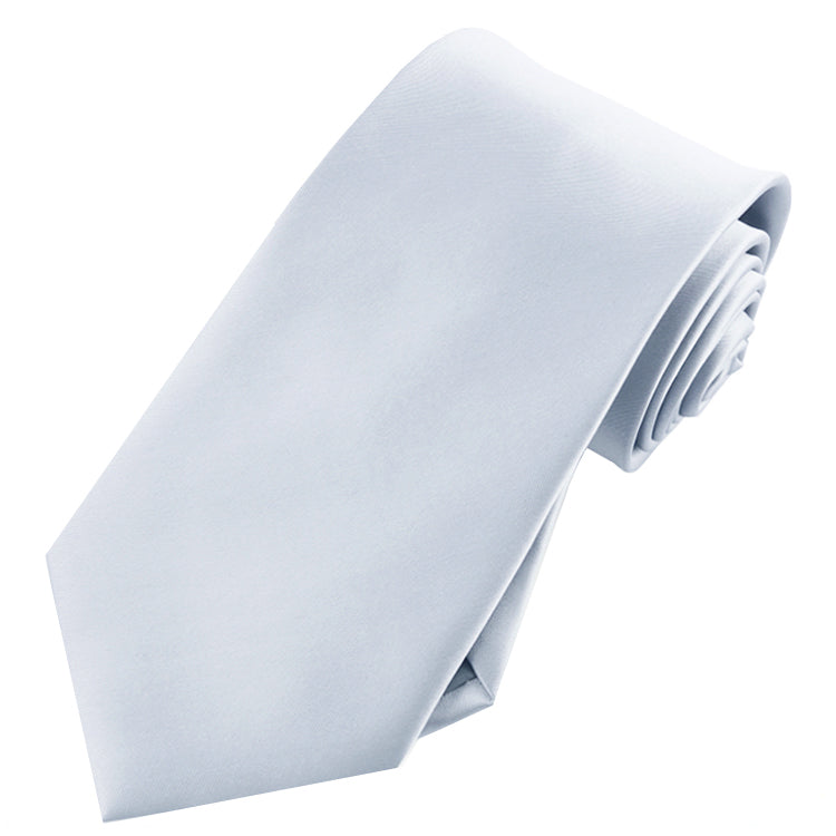 Mens Light Silver Grey Tie