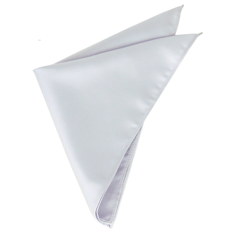 Light Silver Pocket Square