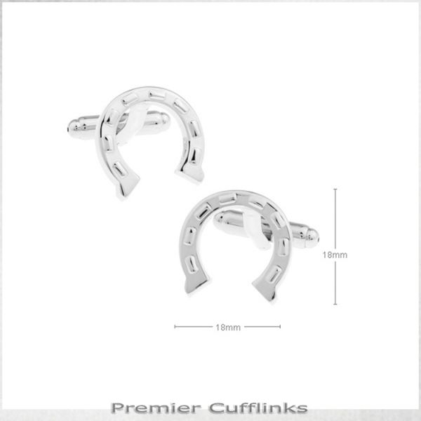 LUCKY HORSESHOE CUFFLINKS