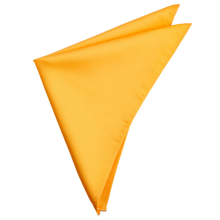 Mens Marigold Pocket Square Handkerchief