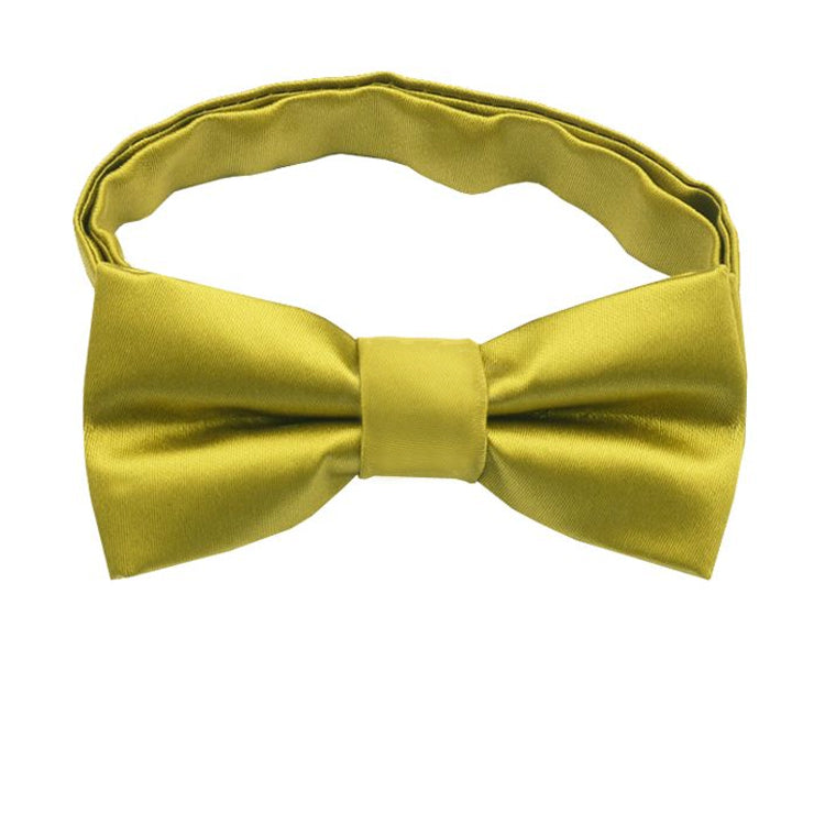Metallic Gold Boys Bow Tie