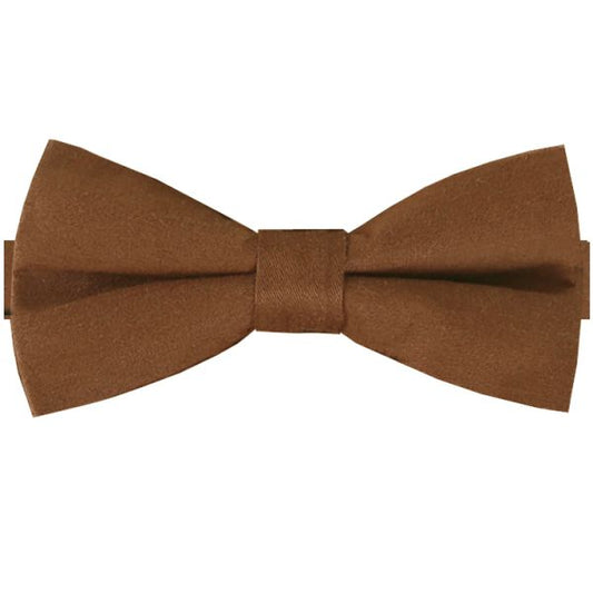 Brown Cotton Men's Bow Tie